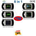 T02 (glicemia non invasiva + ossigeno nel sangue non invasivo + acido urico non invasivo + frequenza cardiaca non invasiva + pressione sanguigna non invasiva)