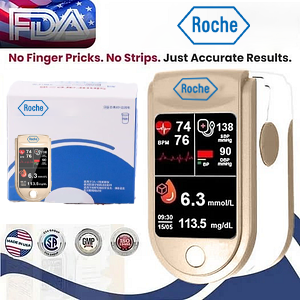 Subvencioniran izdelek Health America | Roche Professional 3v1 merilnik glukoze in vitalnih znakov - neboleč, hiter, natančen