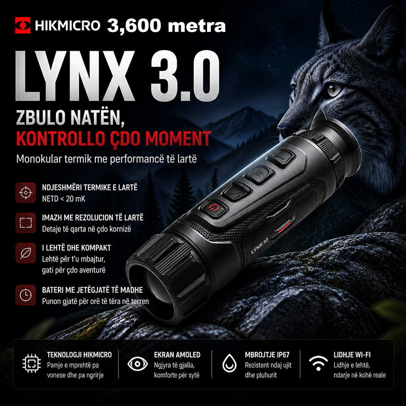 1[Ofertë Speciale] Monokularë me Imazhe Termike Hikmicro LYNX Seria 3.0