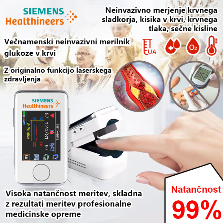 【10-v-1】Siemens pametni neinvazivni večnamenski merilnik glukoze v krvi