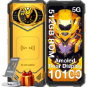 DOOGEE S200 X【Amber】 Telefono cellulare 5G - Batteria ad alta potenza da 22000 mAh - 36 GB di RAM + 512 GB di ROM - Scheda di memoria espandibile da 2 TB