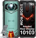 DOOGEE S200 X【verde】Telefono cellulare 5G - Batteria ad alta potenza da 22000 mAh - 36 GB di RAM + 512 GB di ROM - Scheda di memoria espandibile da 2 TB