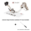 Sagra Evolution soporte de jamón de mandíbula inclinable E11 + cuchillo jamonero Arcos