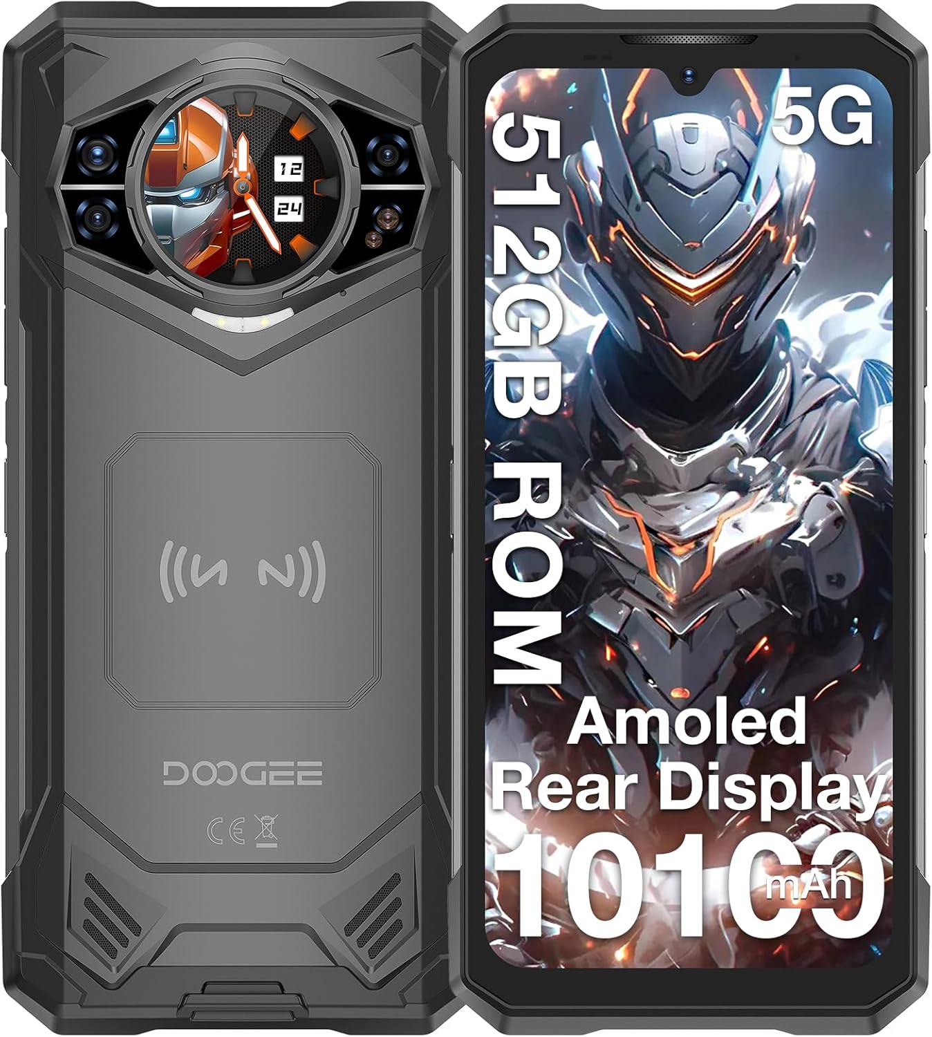  [Menu Português] Smartphone robusto DOOGEE S200 X/Doogee V Max Plus G, versão global