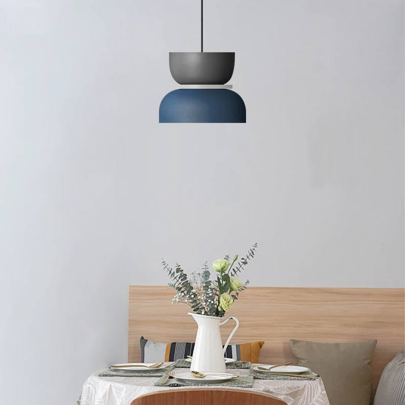 Art LED Pendant Light Metal Contrast Color Dining Room/Kitchen/Study Room