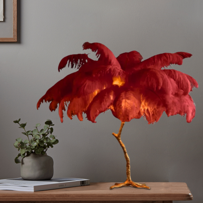 Art Deco Feather Dendritic Floor Lamp 10 Color Living Room