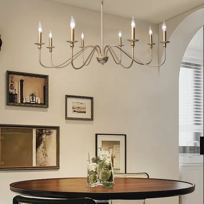 Retro Branch Pendant Light Black Gold Metal Riofu 