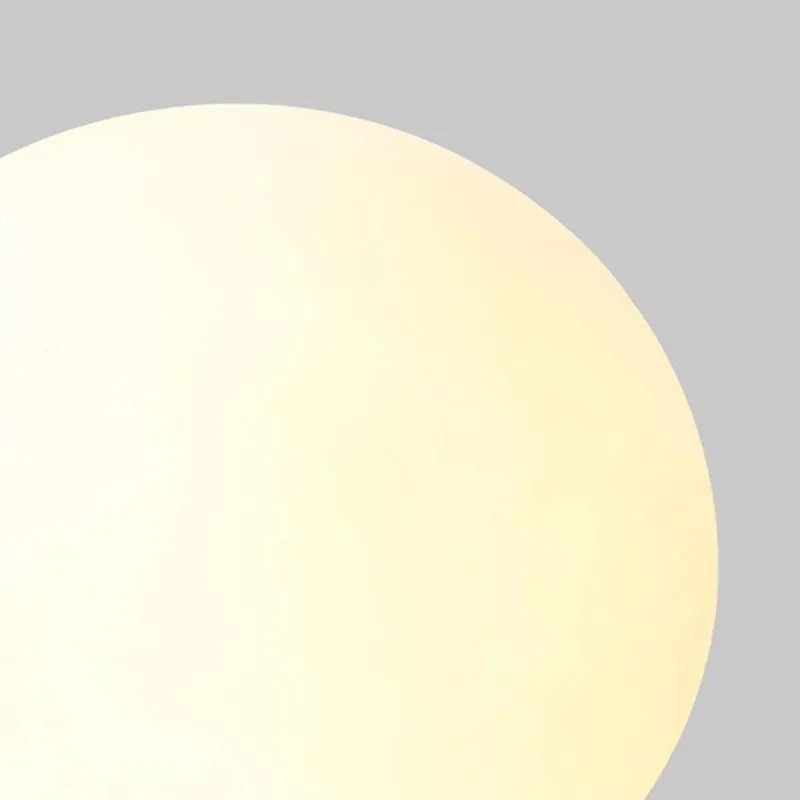 Morandi Metal Acrylic Globular Red Green Floor Lamp Basement