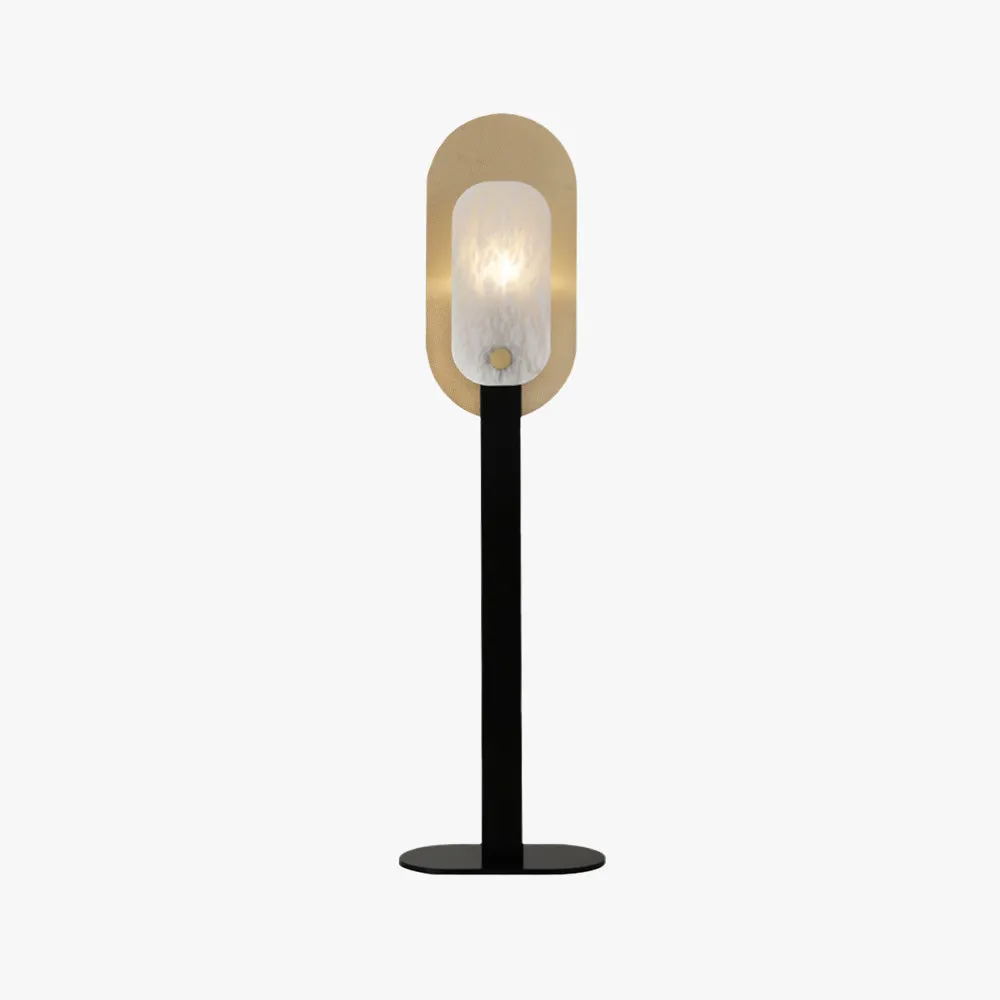 Modern Metal Marble Schistose Black Floor Lamp Living Room