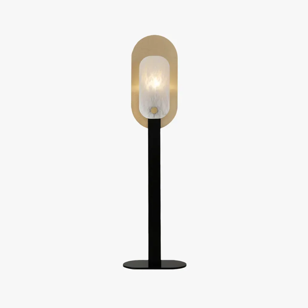 Modern Metal Marble Schistose Black Floor Lamp Living Room