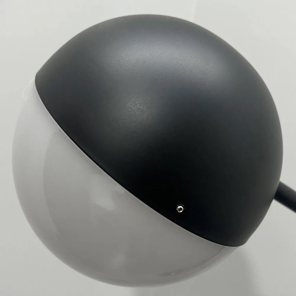 Modern Metal Bowled Black Floor Lamp Living Room