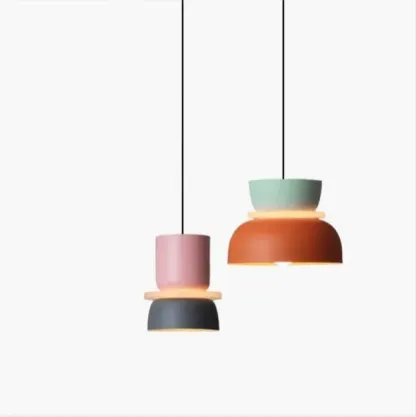 Art LED Pendant Light Metal Contrast Color Dining Room/Kitchen/Study Room