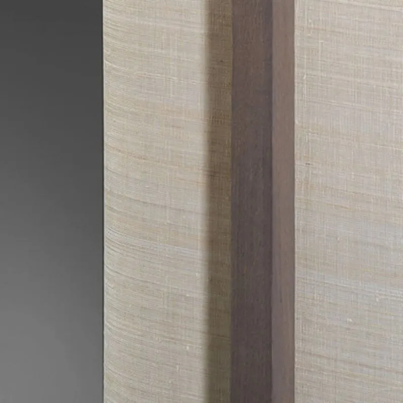 Modern Metal Fabric Cylindrical White Floor Lamp Bedroom