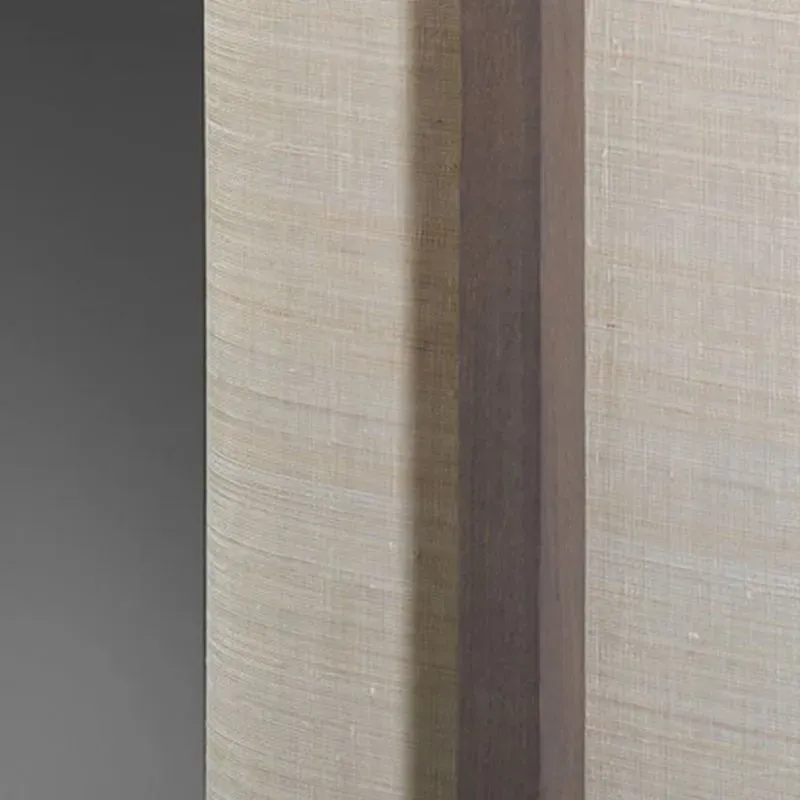 Modern Metal Fabric Cylindrical White Floor Lamp Bedroom
