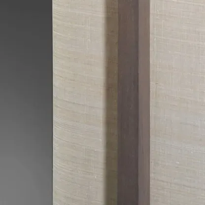 Modern Metal Fabric Cylindrical White Floor Lamp Bedroom