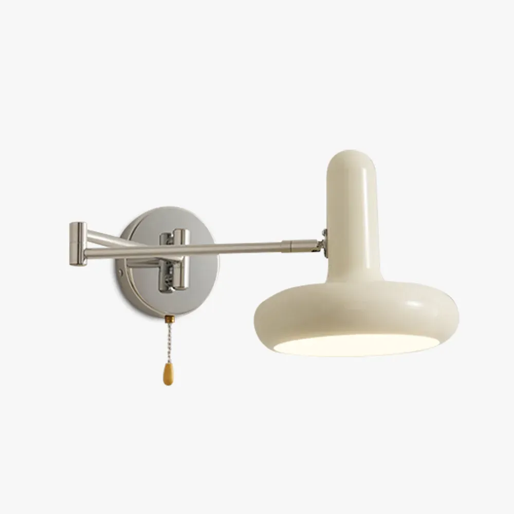 Nordic Metal Beige Rocker Wall Light Living Room