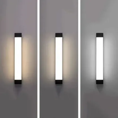 Modern Acrylic Rectangular Black Wall Lamp