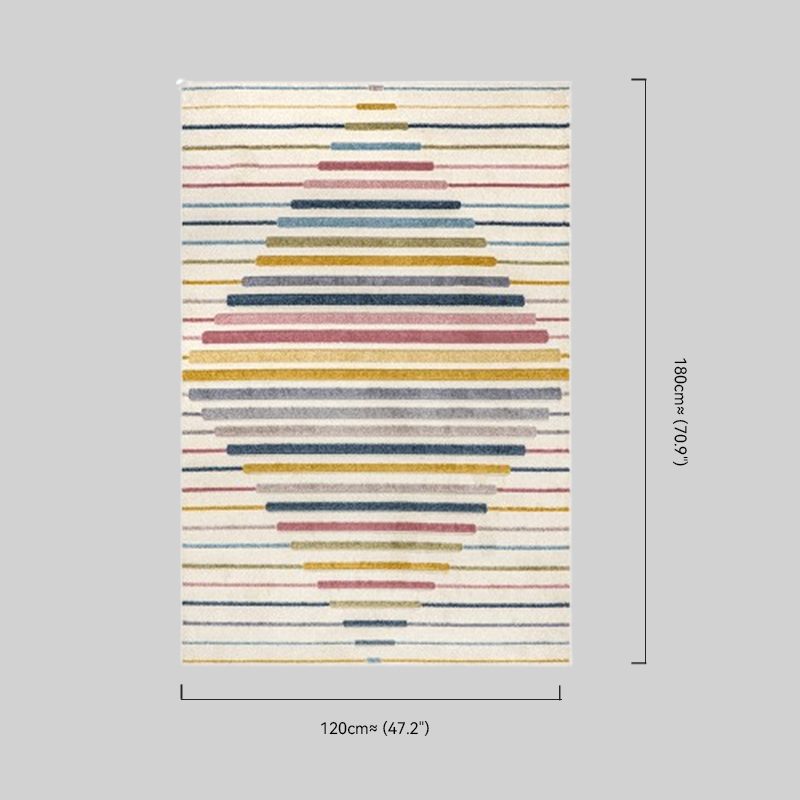 Moroccan Polypropylene Colorful Rugs Bedroom