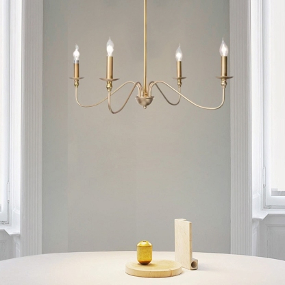 Retro Branch Pendant Light Black Gold Metal Riofu 