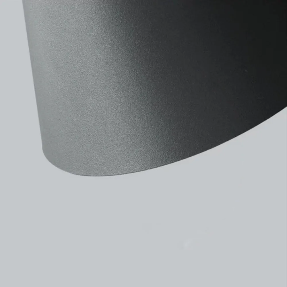 Modern Metal Geometric Black Outdoor Lamp Hallway