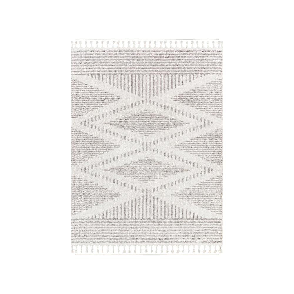 Boho Polyester Beige Carpet Living Room