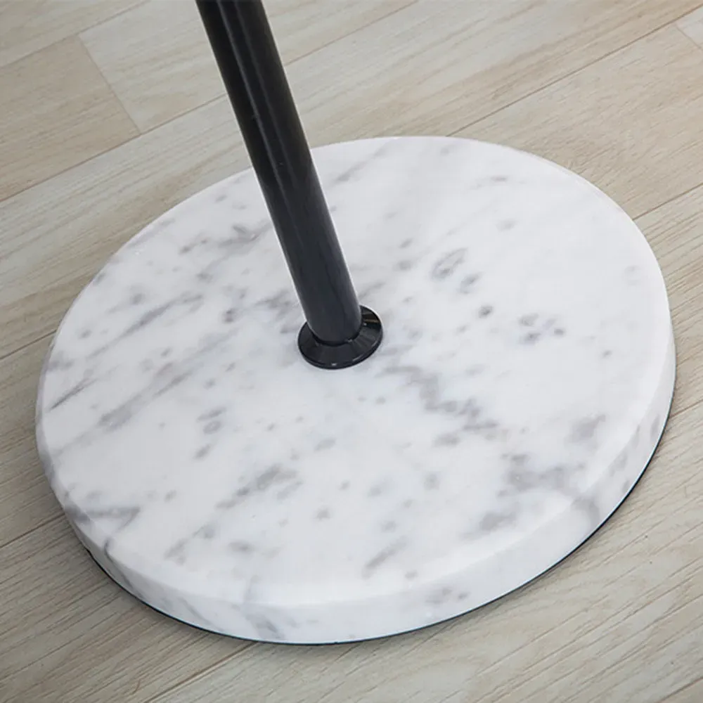 Modern Metal Marble Bowl Gold Black Floor Lamp Living Room