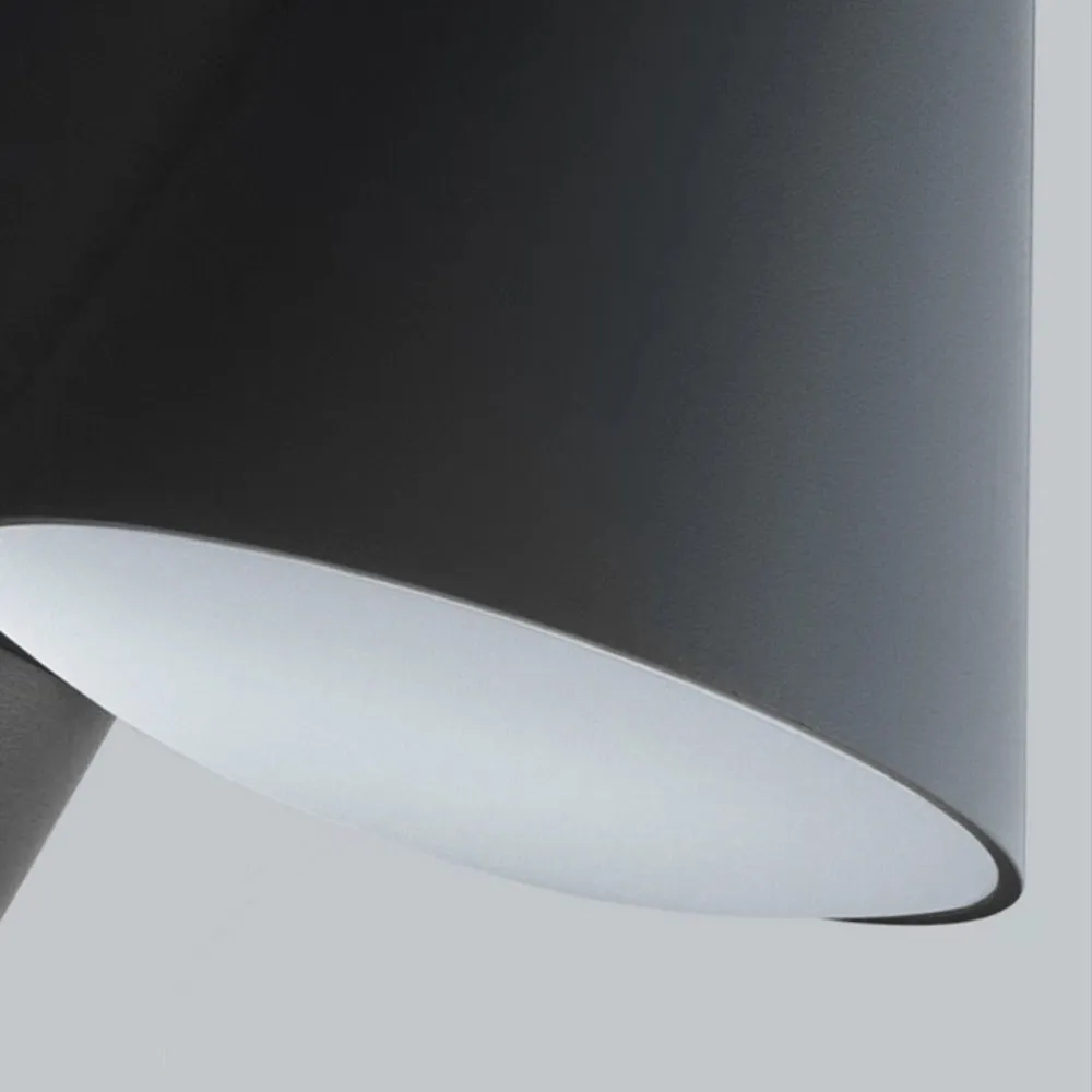 Modern Metal Geometric Black Outdoor Lamp Hallway