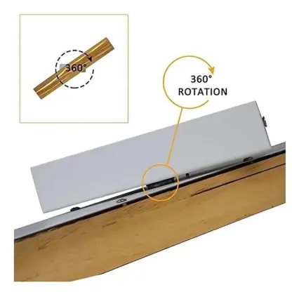 Modern Wood Metal Linear Wall Light Bedroom