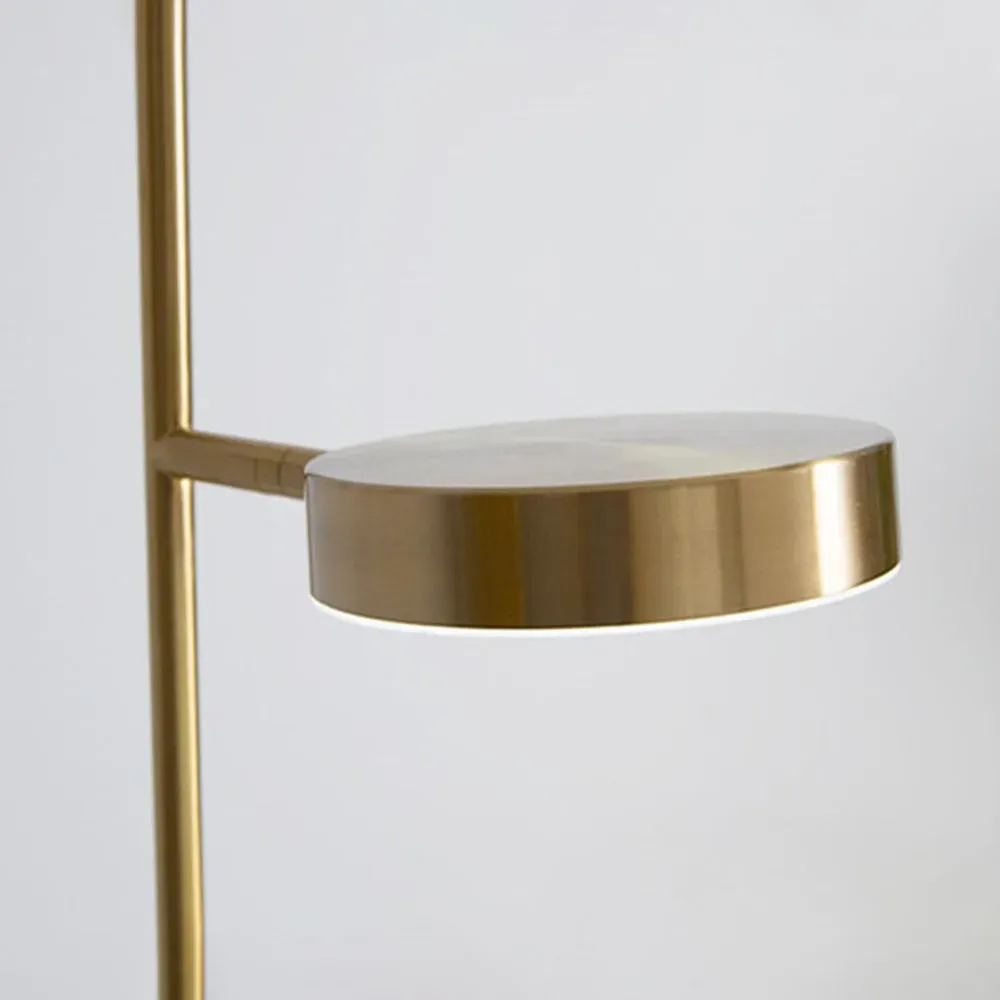 Modern Metal Linear Gold Floor Lamp Bedroom Living Room