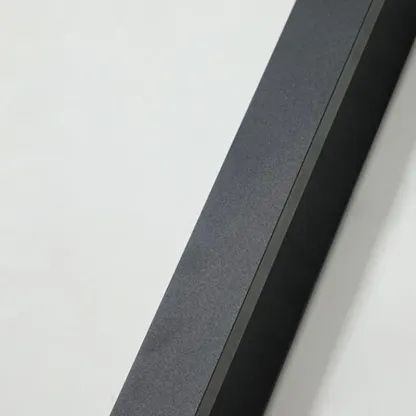 Modern Metal And Acrylic Strip Outdoor Wall Lamp, Black
