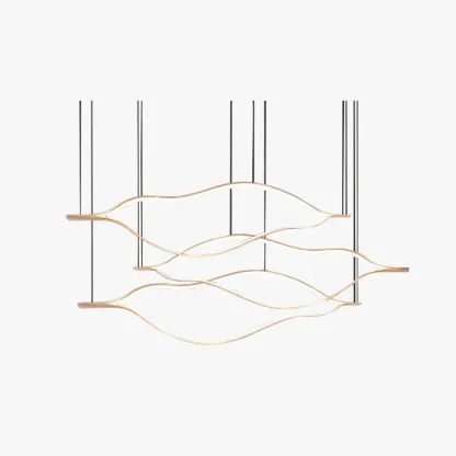 Edge Pendant Light Color Temperature Switchable, 80/100/120cm