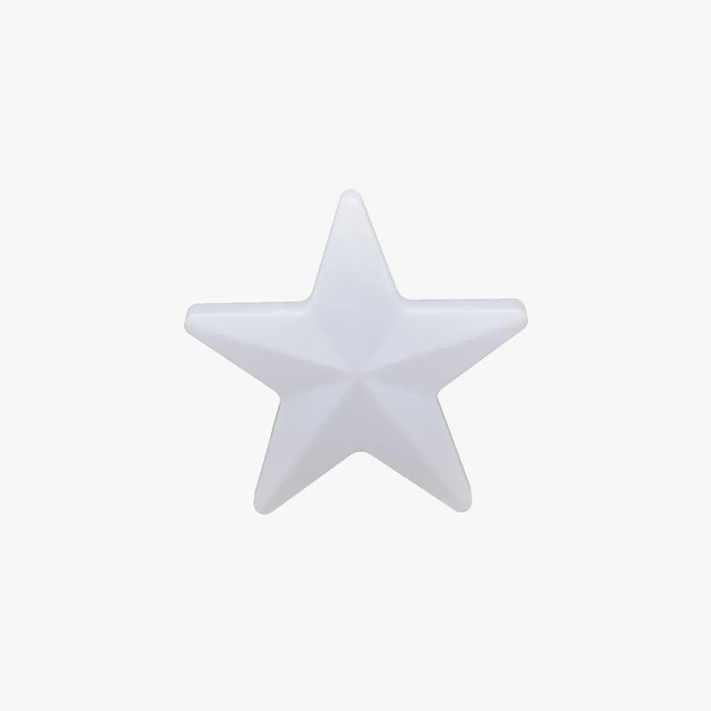 Designer Acrylic Polygonal White Outdoor Floor Lamp