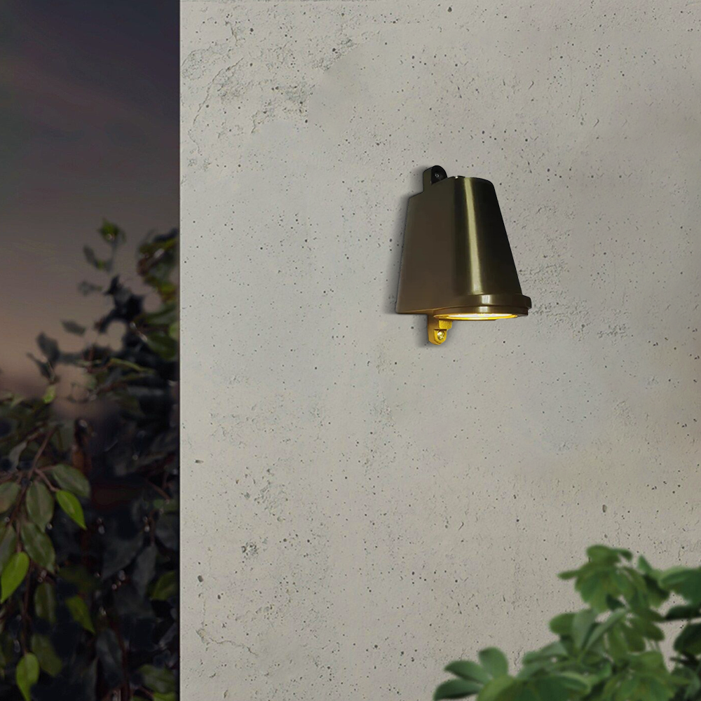 Modern Metal Arched Black Grey Copper Silver Outdoor Wall Lamp Balcony