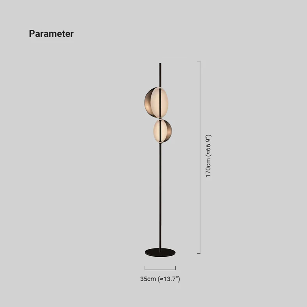 Modern Metal Hooded Black Floor Lamp Bedroom Living Room