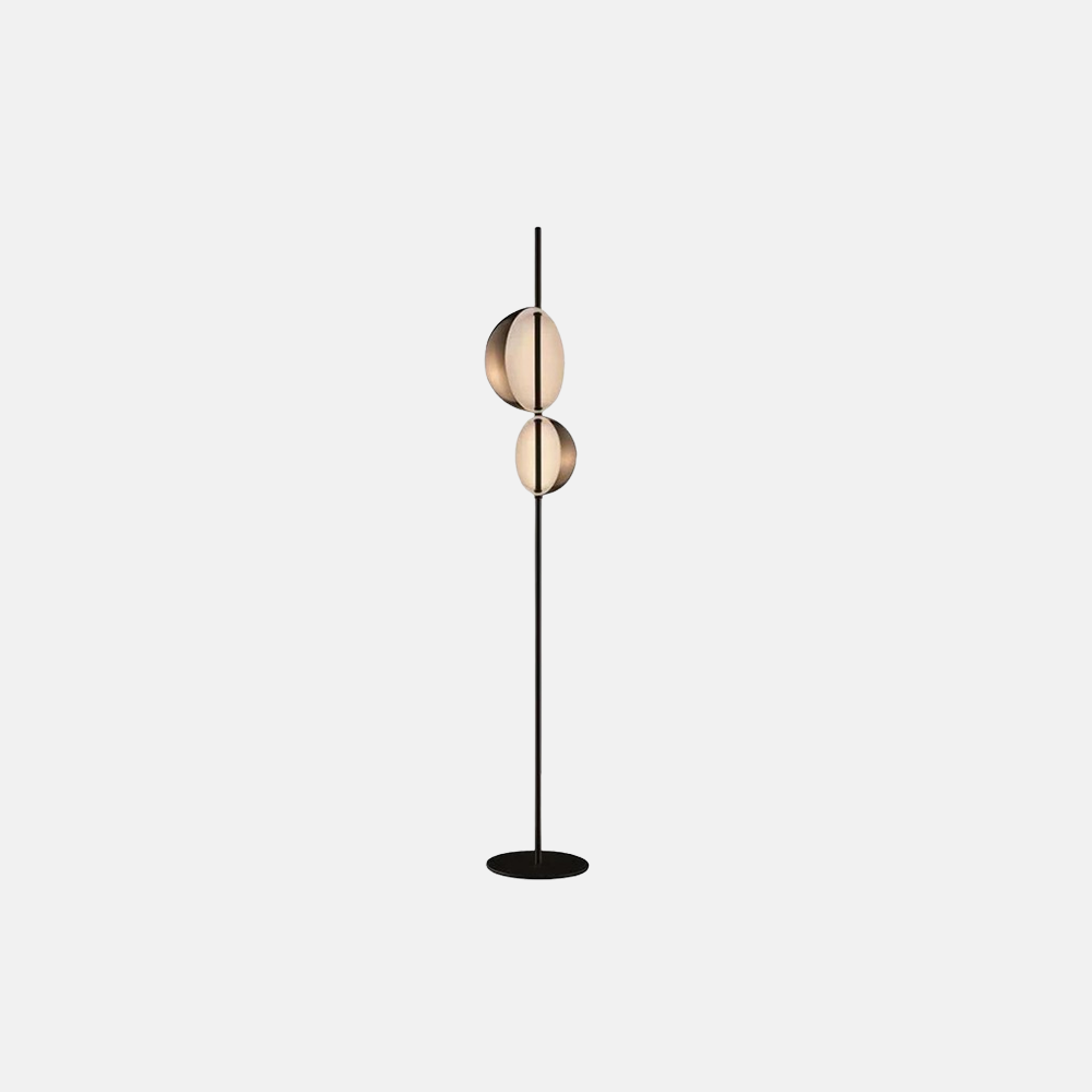 Modern Metal Hooded Black Floor Lamp Bedroom Living Room