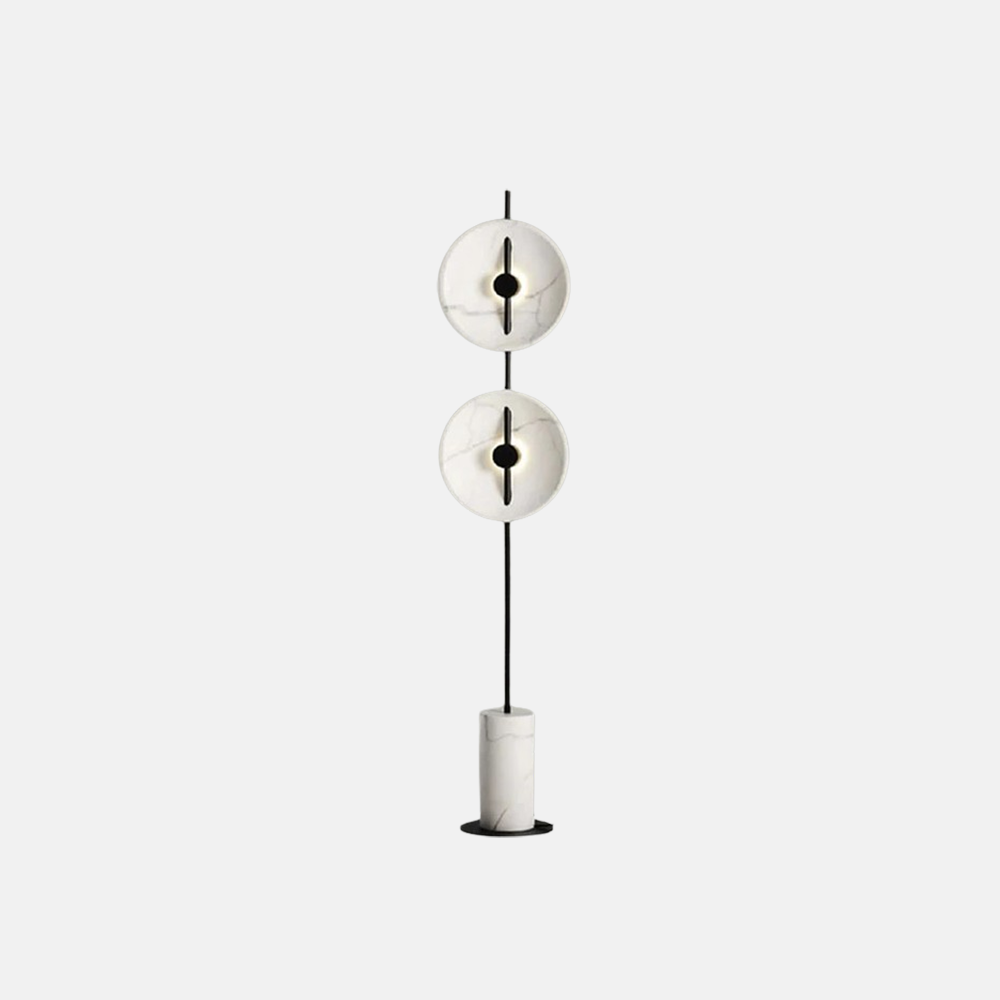 Designer Metal Linear White Floor Lamp Bedroom Living Room