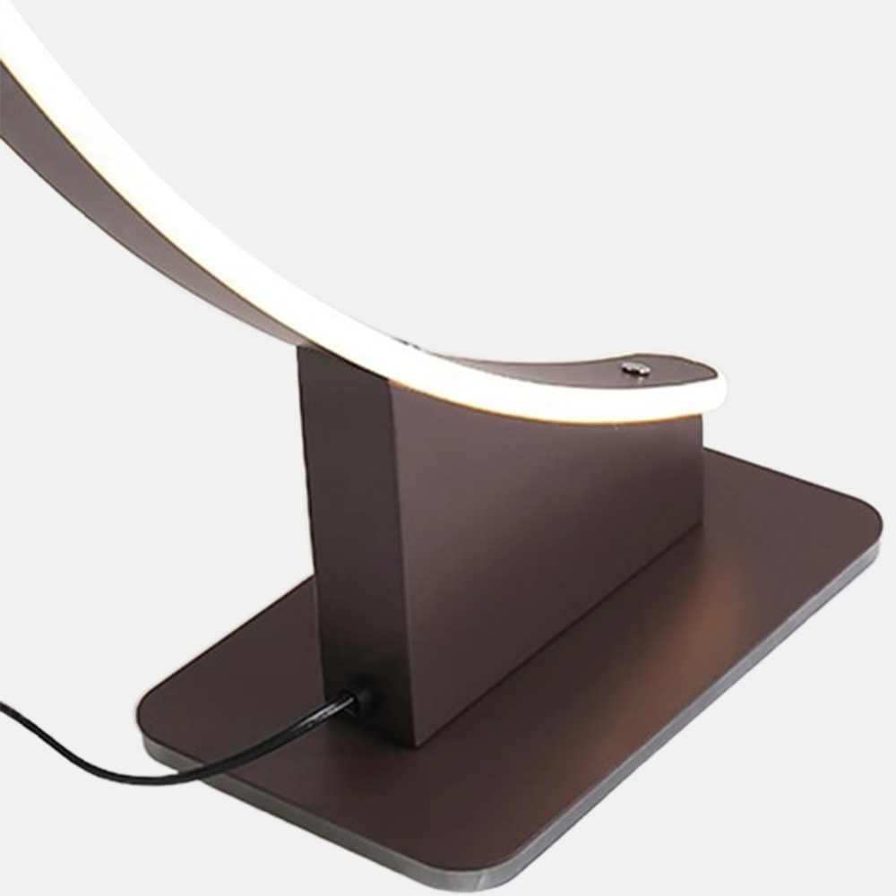 Modern Metal Silicone Linear Black Floor Lamp Living Room