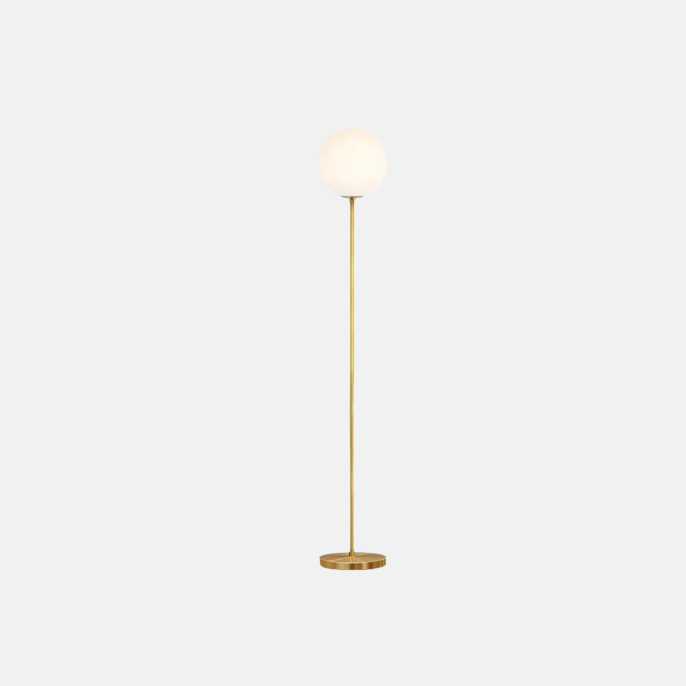 Modern Metal Linear Gold Floor Lamp Living Room