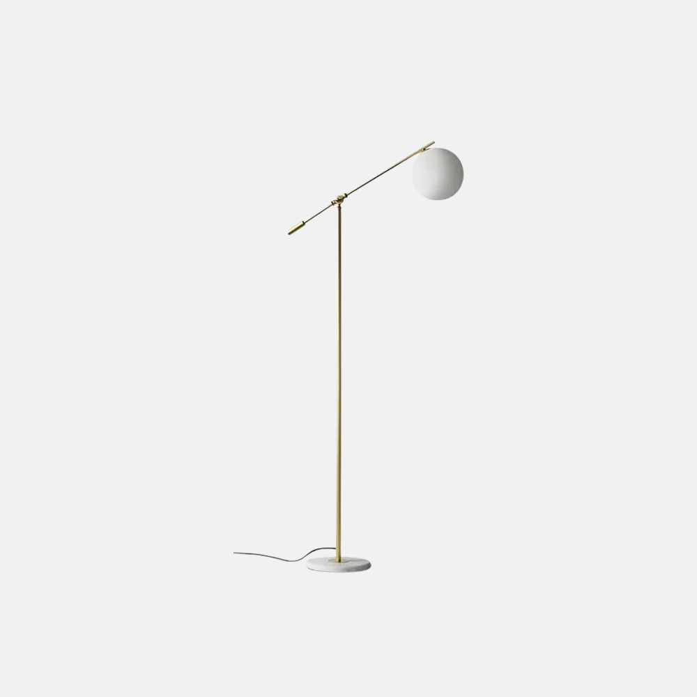 Modern Metal Linear Gold Floor Lamp Living Room