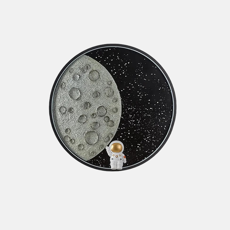 Art Deco Modern Metal LED Wall Light Astronaut Bedroom