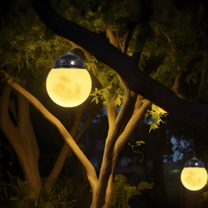 Art Deco Metal Globular Yellow Outdoor Pendant Light Garden