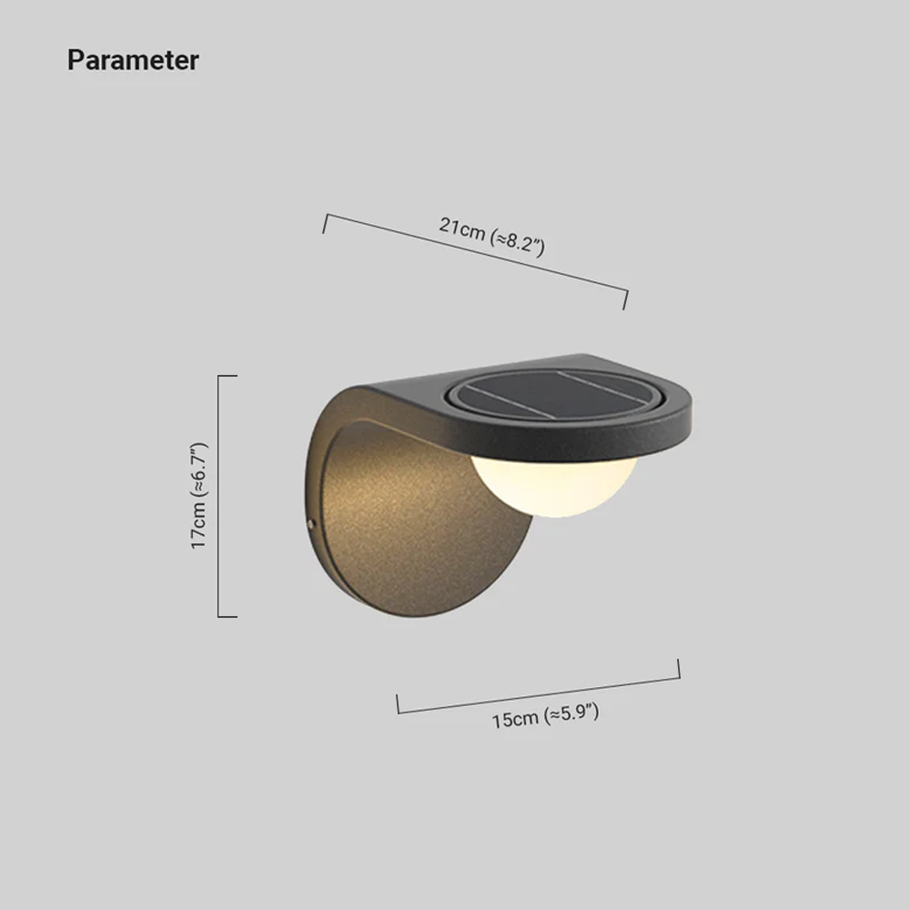 Modern Acrylic Uneven Black Outdoor Wall Light Garden