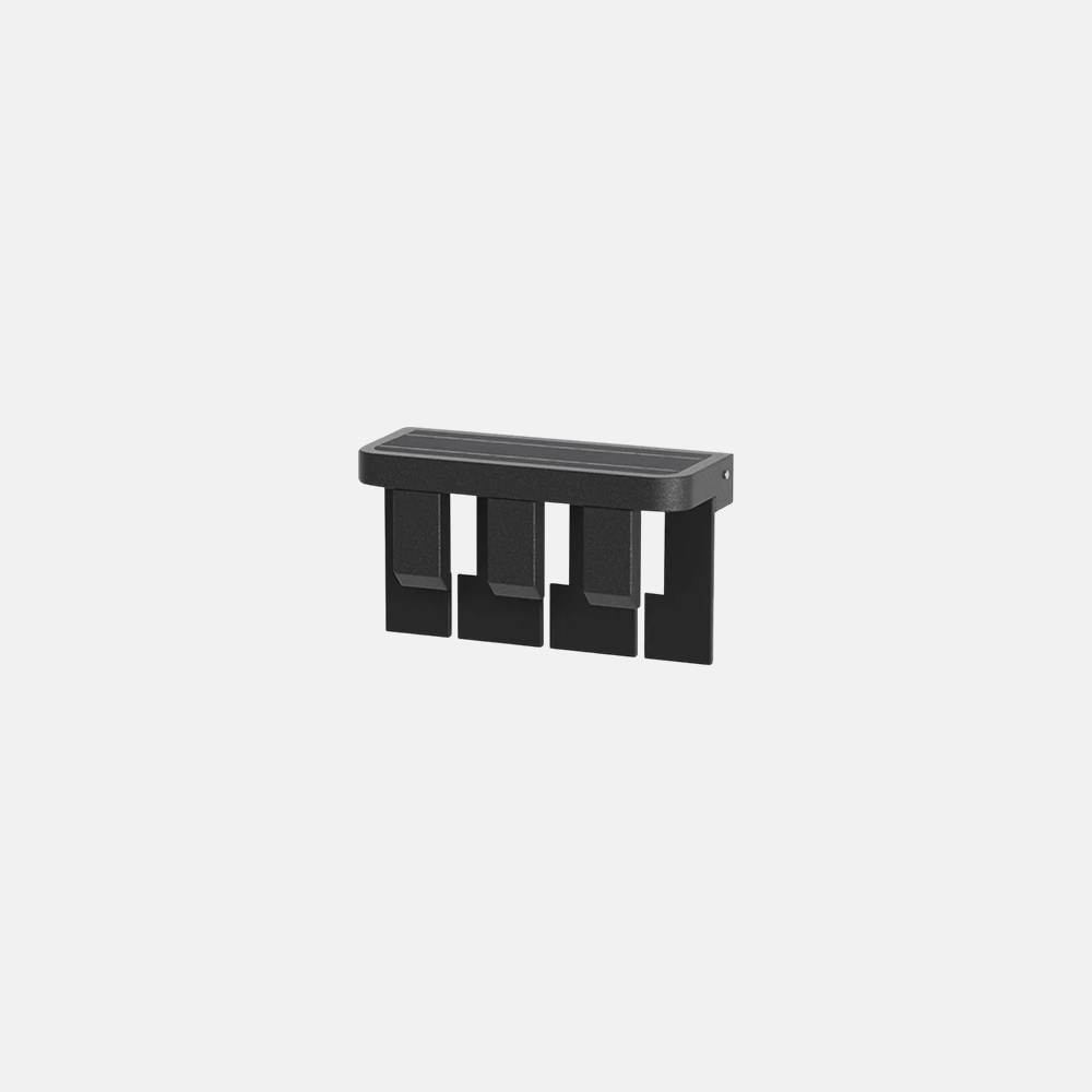 Industrial Metal Geometric Black Outdoor Wall Light Yard