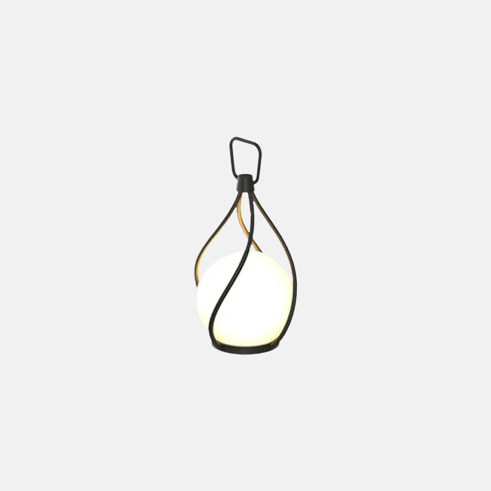 Designer Metal Acrylic Globular White Pendant Light Garden