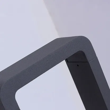 Modern Metal Acrylic Rectangular Black Outdoor Path Light
