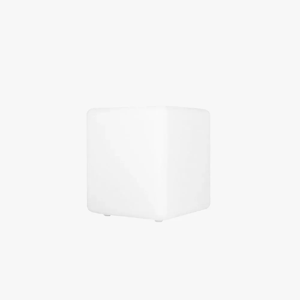 Modern Acrylic Geometric White Outdoor Ground Light