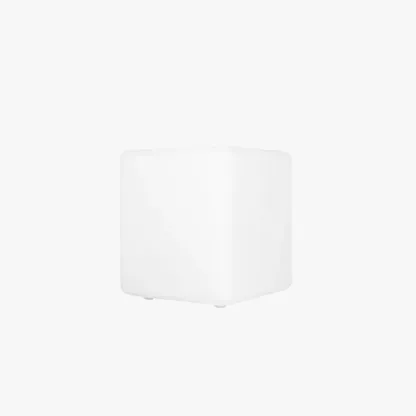 Modern Acrylic Geometric White Outdoor Ground Light