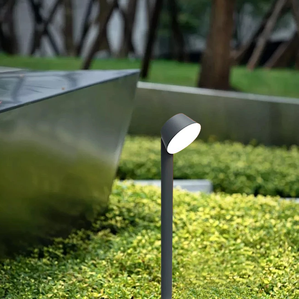 Modern Metal Geometric Black Outdoor Lamp Hallway | Riofu