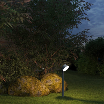 Modern Metal Geometric Black Outdoor Lamp Hallway