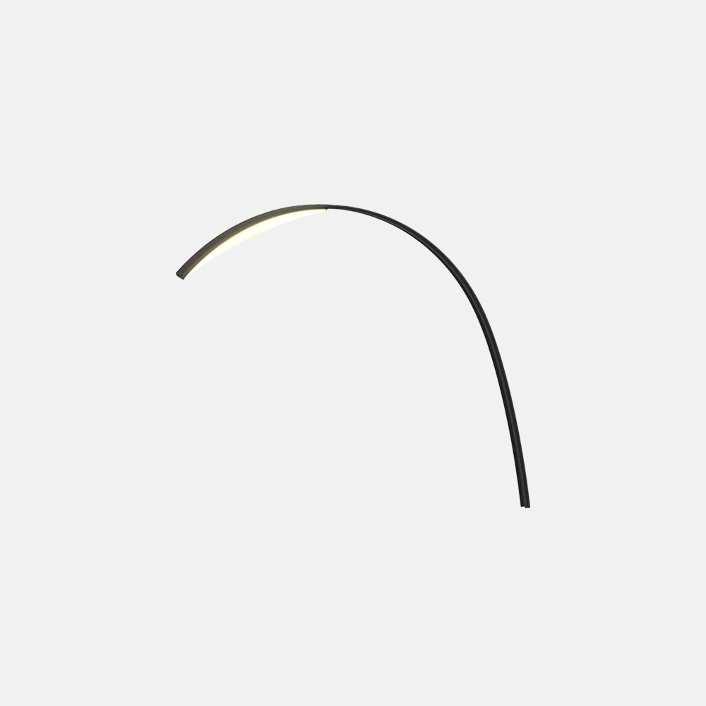 Minimalist Metal Linear Black Outdoor Lamp Outdoor